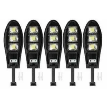 5 броя Соларни 1200W LED Лампи IP67+стойки